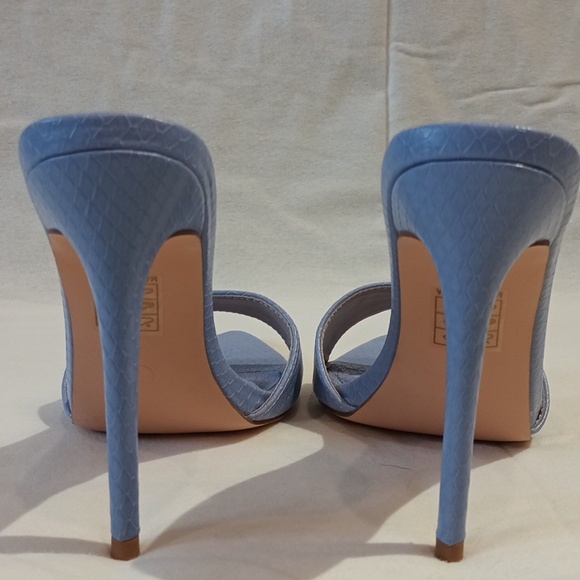 Cornflower Blue Heels - Picture 3 of 5